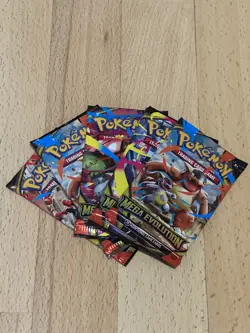 Pokemon TCG - Mega Evolutions - 5 x Single Booster Packs - In Hand - Image 1