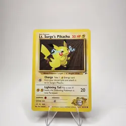 Lt. Surge's Pikachu - 81/132 Gym Heroes - Pokemon TCG - 2000 - Image 1