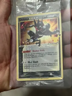 Pokemon TCG Celebrations Greninja SWSH144 Black Star Promo HD Swirl 💫 SEALED - Image 2