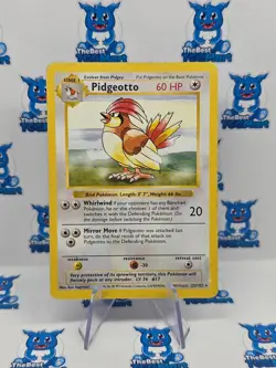 Pidgeotto - 22/102 - Shadowless Base Set - Pokemon - MP - Image 1