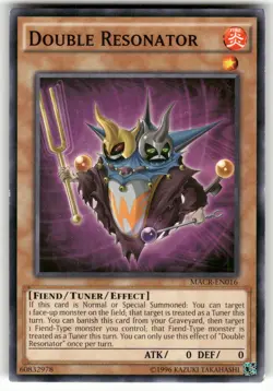 Double Resonator Maximum Crisis Yugioh Lightly played - Image 1