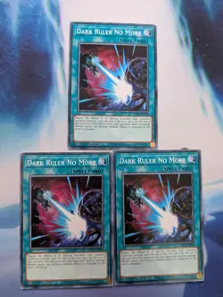 YuGiOh! Dark Ruler No More SDAZ-EN030 x 3 PLAYSET 1st Ed LP - Image 1