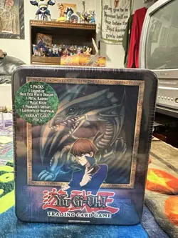 Yu-Gi-Oh Blue Eyes White Dragon Collectors Tin 2003 Seto Kaiba *sealed* - Image 1
