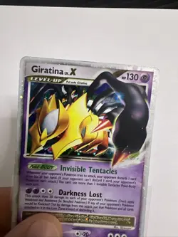 Pokemon Giratina LV.X Platinum TCG Card 2009 #124/127 - MODERATELY PLAYED - Image 1