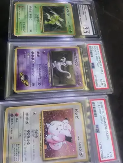 Vintage Pokemon Holo Lot (3 Japanese Pokemon Cards From The 90’s) - Image 1