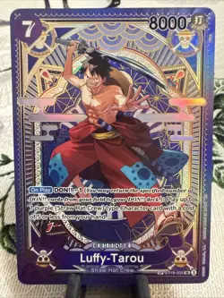 One Piece Luffy-Tarou ST18-005 SP a Fist of Divine Speed OP11 Card English - Image 1