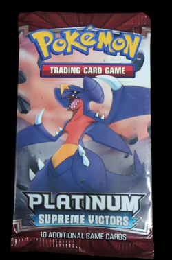 Pokemon Platinum Supreme Victors 10 Card Booster Pack Garchomp Art Sealed - Image 1