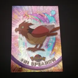 Spearow #21 - BLACK Logo - Holo FOIL - SERIES 1 - TOPPS POKEMON CARD - NM - Image 3