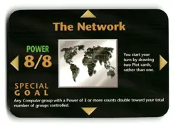 The Network 8/8 card Limited INWO Illuminati New World Order Game - Image 1