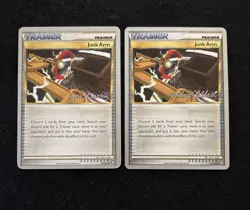 Rare Pokemon Junk Arm 2012 World Championships Stamped Cards - Lot - Image 1