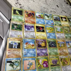 Lot Of 49 Pokemon Cards Japanese NM 1996 - Image 2