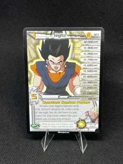Vegito #124 Dragon Ball Z CCG Fusion Saga Score Card - Image 1