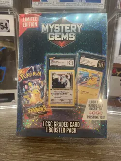 Pokemon Mystery Gems 1 CGC Graded Card & Booster Pack 2025 Limited Edition - Image 2