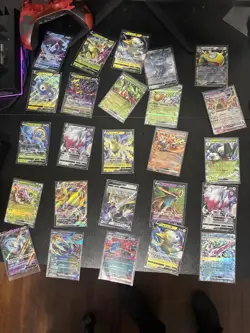 25 Random Japanese Ultra Rare Pokemon Trading Cards (V, VMAX, ex) Lot (NM) - Image 1