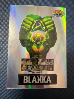 Street Fighter 2: Champion Edition PSA Promo Card Blanka Silver PSA-1 - Image 1