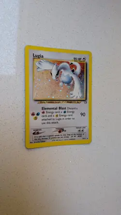 Pokemon TCG Lugia Neo Genesis Holo Card 9/111 Unlimited Rare - Image 1