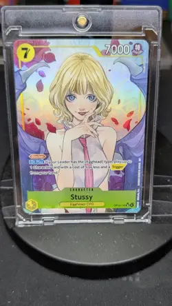Stussy SR AA OP13-110 Carrying on His Will ONE PIECE Card Game English TCG CCG - Image 1