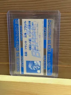 BLANKA Street Fighter II 1992 Carddas TCG CAPCOM BANDAI Japanese Cards No 34 - Image 2