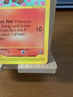 Vulpix 116/147 - Aquapolis Non Holo 2002 WOTC Pokemon Card -LP - Image 4