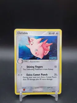 Clefable 36/115 EX Unseen Forces Reverse Holo MP Pokemon Card - Image 1