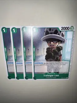 OP05-027 Trafalgar Law X4 Playset English One Piece Card Game TCG CCG - Image 5