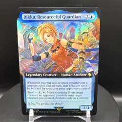 NM Foil R - Rikku, Resourceful Guardian (Extended Art): Commander: FINAL FANTASY - Image 1