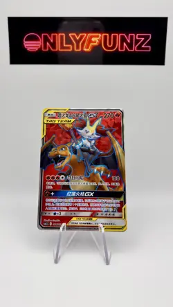 Charizard & Braixen GX SR CSM2.5C-064/061 Pokemon Card Chinese State A - Image 3