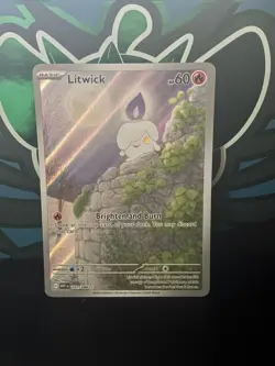 Litwick 101 Pokemon TCG Rare Holo XY Evolutions Collectible Card - Image 1