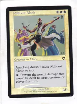 Magic: MTG: Torment: Foil: Militant Monk - Image 1