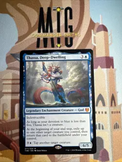 Thassa, Deep-Dwelling 🔥 NonFOIL 🔥 MTG NM Theros Beyond Death (071) - Image 1