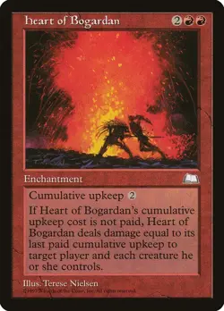 MTG Magic the Gathering 1x SP Heart of Bogardan - Weatherlight x1 - Image 1