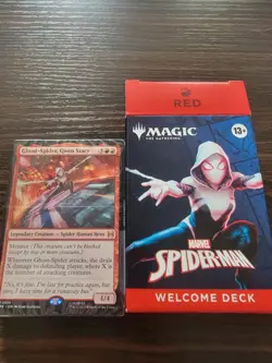 SPIDERMAN MAGIC THE GATHERING WELCOME DECK RED NYCC 2025 - Image 1