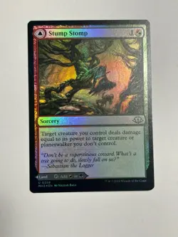 Stump Stomp Modern Horizons 3 Foil Magic the Gathering MTG - Image 1