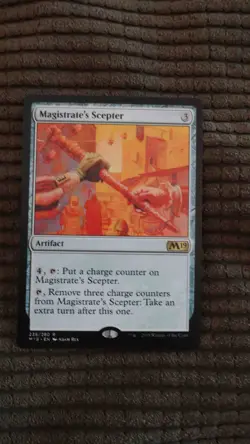 Magic: the Gathering / MtG Magistrate's Scepter x1 M19 - Image 1