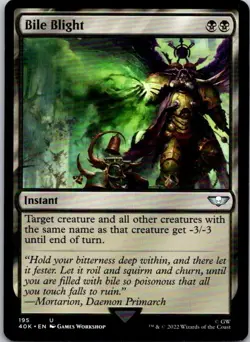 Magic the Gathering Bile Blight Warhammer 40,000 Commander MTG Free Shipping! - Image 1