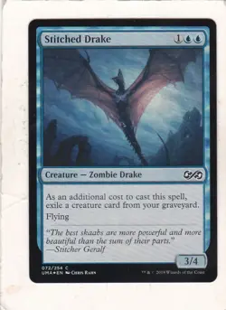 Magic: MTG: Ultimate Masters: Foil: Stitched Drake - Image 1
