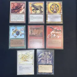 English - MTG Lot Of 8 Rares - Legends (1994) - Killer Bees, Land’s Edge & More! - Image 1