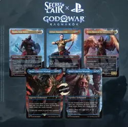 MTG Secret Lair Playstation NON-Foil PRESALE God of War: Norse Free Shipping - Image 1