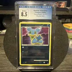 Pokemon TCG Shellos East Sea Rising Rivals Reverse Holo 79/111 CGC 8.5 - Image 1