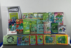 Pokemon Bulbasaur Lot Pokemon Lot of 20 Cards and Stickers Bulbasaur Pokemon Lot - Image 1