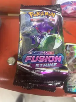 Pokemon TCG Sword & Shield Fusion Strike Booster Box of 34 Packs - Image 4