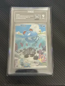 Pokemon Marill 204/193 Illustration Rare Paldea Evolved TAG 9 - Image 3