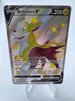 Pokemon Bellektro V Shiny Full Art Deutsch SWSH085 Black Star Promo | Near Mint - Image 1