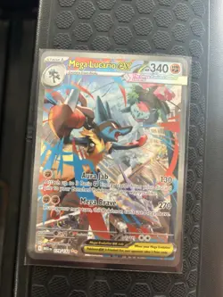Mega Lucario ex 179/132 - Pokemon TCG Mega Evolution Holo SIR PACK FRESH NM/M - Image 1