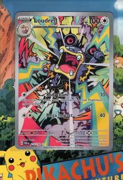 Pokemon TCG Loudred 212/182 Sv04: Paradox Rift Holo NM/M - Image 1