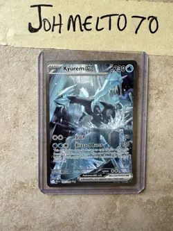 Kyurem EX 165/086 Special Illustration Rare Pokemon TCG SV: Black Bolt NM/MINT - Image 1