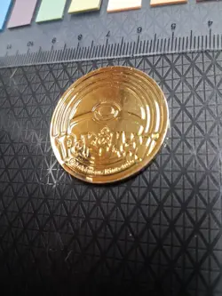 Zacian Gold Metal UPC Pokemon TCG Flipping Coin - Image 2