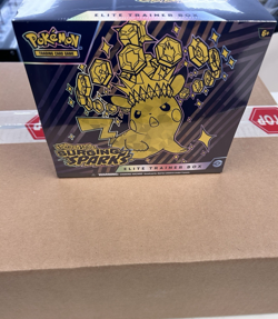 POKEMON SCARLET & VIOLET SURGING SPARKS ETB SEALED CASE 10 CT - Sealed - Image 1