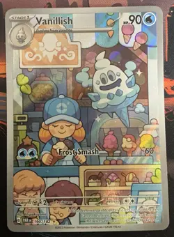 Pokemon TCG Vanillish Paradox Rift 190/182 Holo Illustration Rare - Image 1