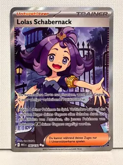 Pokemon Lolas Schabernack Deutsch 165/132 Mega-Entwicklung Full Art Near Mint - Image 1